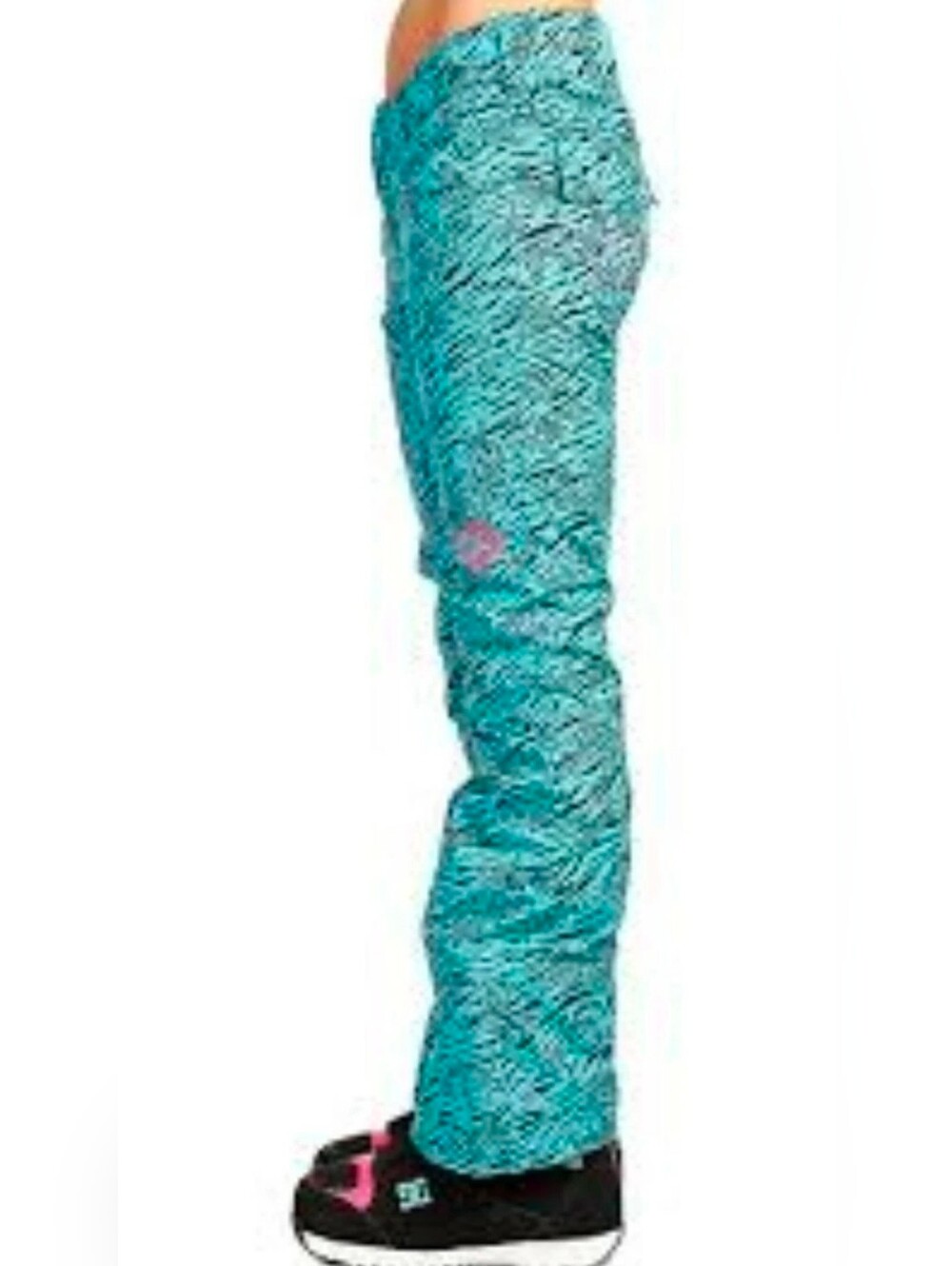 Betty Rides Skinny Pant Wildcat Teal Snowboard Snow Ski Size SMALL $168 NWT - Picture 3 of 7
